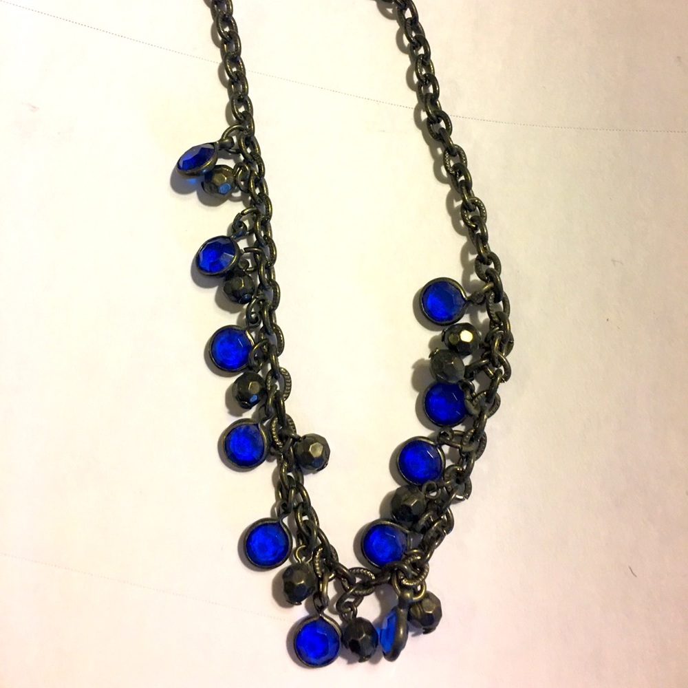Blue necklace
